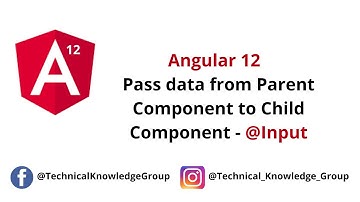 Angular 12 - Pass data from Parent component to Child component