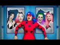 Vampire Apocalypse in Superhero School / Harley Quinn Vs Hello Kitty Vs LadyBug