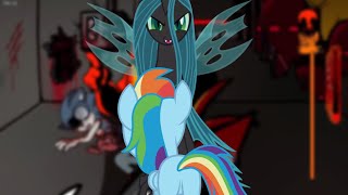 Dash Or Die (Fight Or Flight But Chrysalis And Rainbow Dash Sing It)