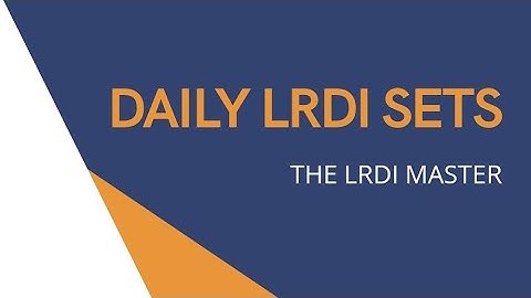 LR Puzzle║CAT║The LRDI Master