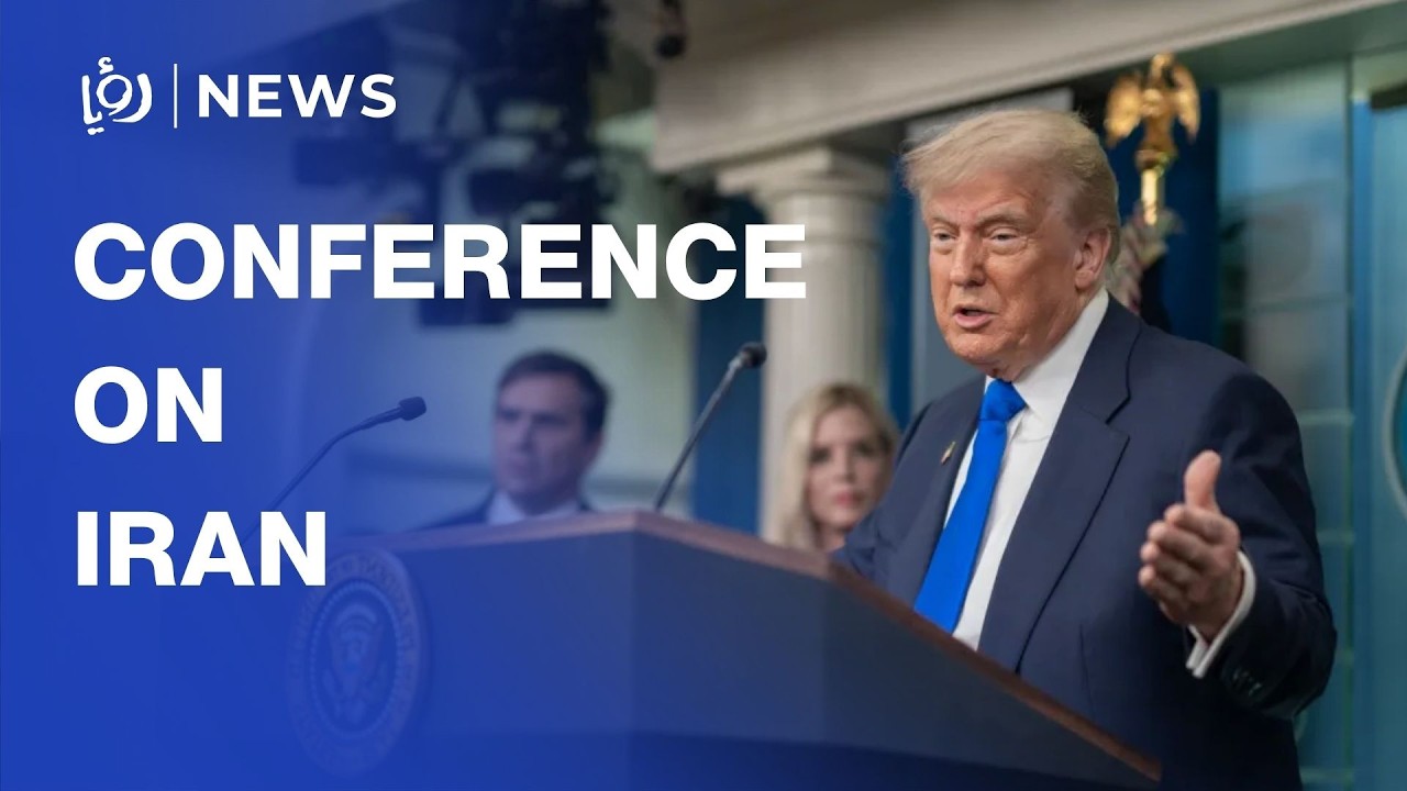 LIVE: US President Trump holds press conference on Iran war - YouTube