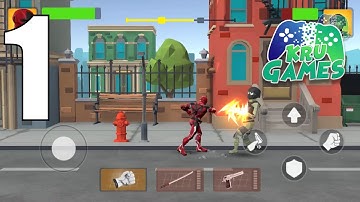 Iron Hero: Superhero Fighting Gameplay Walkthrough #1 (Android, IOS)