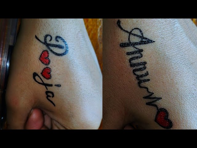 Names Tattoos Designs||Trending and Unique Tattoos With Names Ideas#tattoos  - YouTube