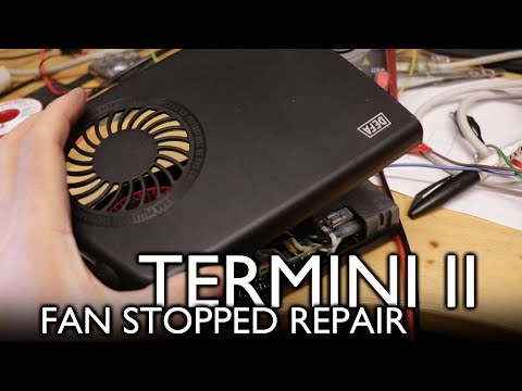 DEFA Termini II 1200W no fan spin repair (failed diode)