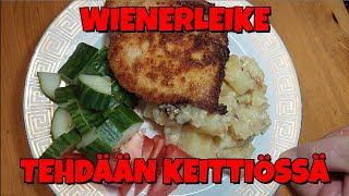 Wienerleike ja eiliset kermaperunat