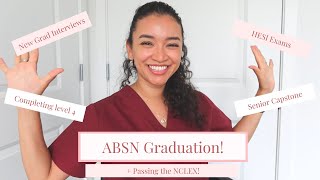 Graduating from ABSN Program + Passed the NCLEX in 75 Qs! | Job Interviews, RN Residency, Hesi Exams