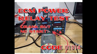 no crank no start how to test relay 428 and 409 ecm power relay