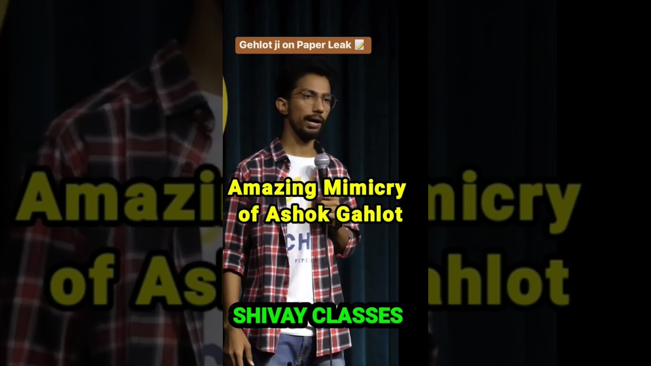 Ashok Gahlot Mimicry Paper Leak Paper Leak Case Rajasthan  Shorts Trending Shorts Feed Shorts Break