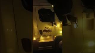 stupid trucker hangin on the side for no reason #bonehead #truck #18wheeler #trucker #shorts