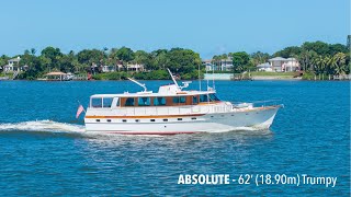 ABSOLUTE 62' (18.90m) Trumpy 1970/2025 Available for Sale