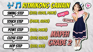 RITMIKONG GAWAIN | Swing Step, Touch Step, Point Step, Close Step and Hop Step | Aaliyah Chloe TV