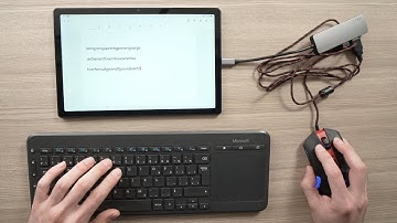 Samsung Galaxy Tab A8 (2022) : How to Connect Mouse and Keyboard