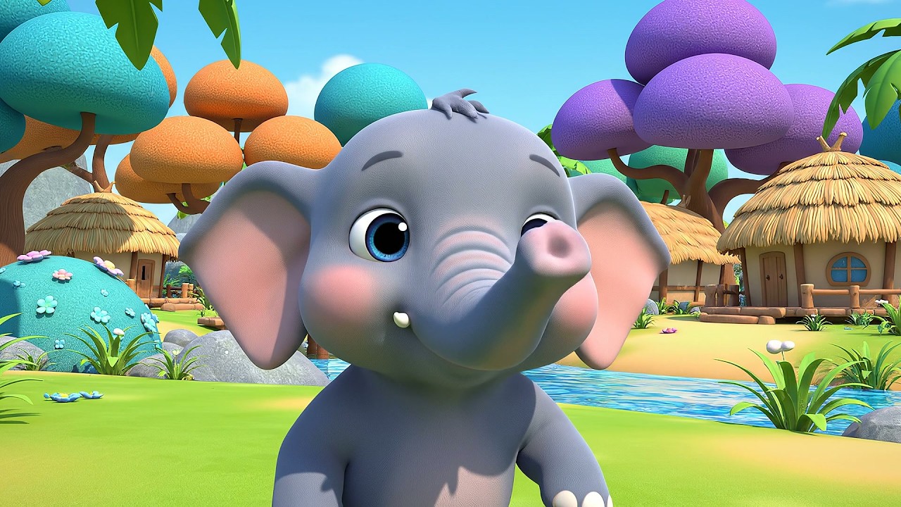 El Bebé Elefante Trompetea Pa Pa | Canciones de Animales de la Selva & Rimas Infantiles