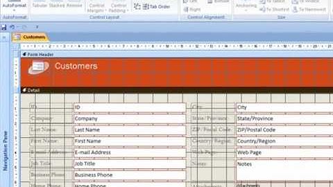 Access 2007 Training