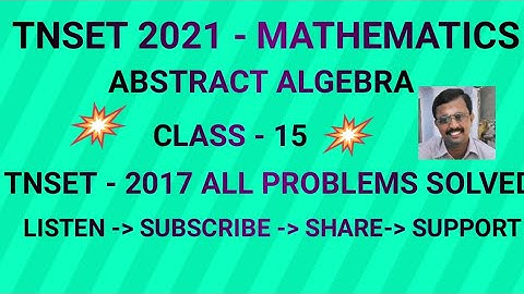 #tnset #set #net #csir #trb #pgtrb #tnset2017 #algebra #net #csir #trb #pgtrb #group