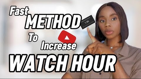 GET WATCH HOUR QUICKLY with this SILENT LIVE  TUTORIAL.