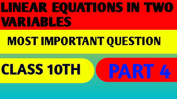 Linear equations in two variables determinant! Cramer
