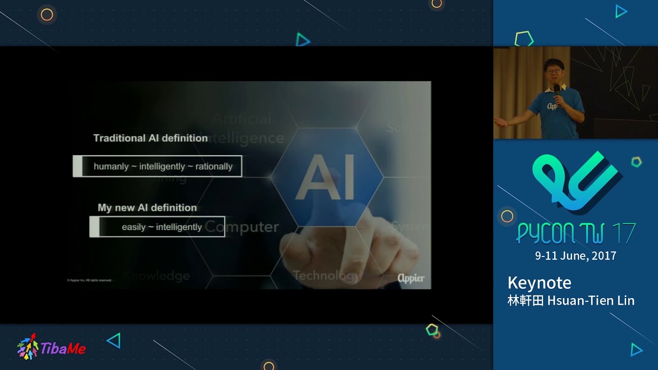 Image from Keynote – Choices for Smarter AI – 林軒田 – PyCon Taiwan 2017