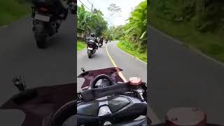 Jangan ragu untuk motong 😂 #motovlog #sunmori #touring