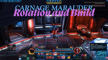 SWTOR Carnage Marauder Rotation and build Explained 30K opener (With Commentary)