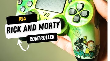Galactic Gaming Gear: Creating a Rick and Morty Custom Painted PS4 Controller