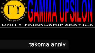 gamma upsilon rap - aniv