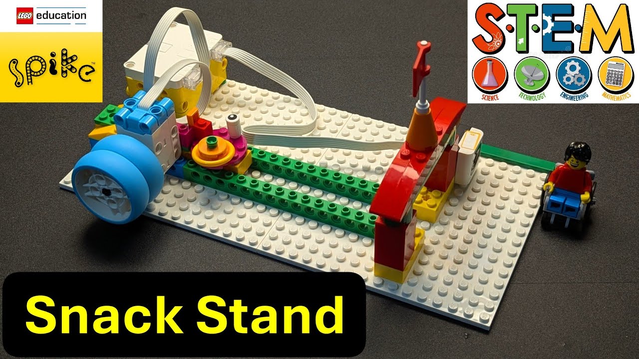 🧱 LEGO SPIKE Essentials: Build a Snack Stand 🥪 | Fun STEM