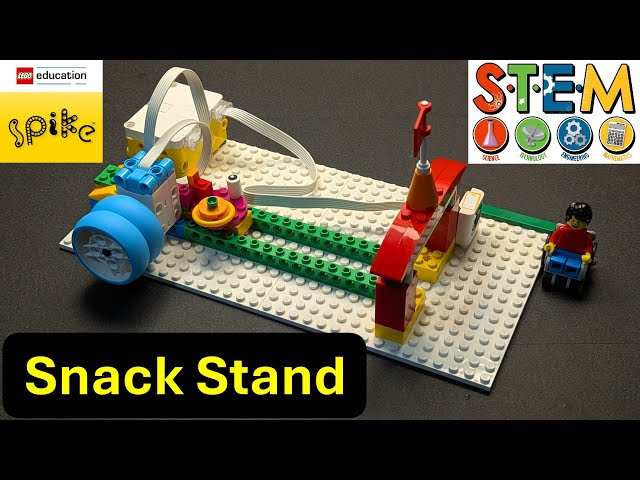 🧱 LEGO SPIKE Essentials: Build a Snack Stand 🥪 | Fun STEM