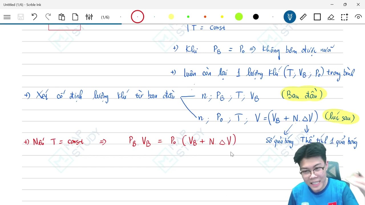 KHÓA E VẬT LÝ NĂM 2025 - CHƯƠNG 2 KHÍ LÍ TƯỞNG - Buổi 19- Bài tập bơm bóng