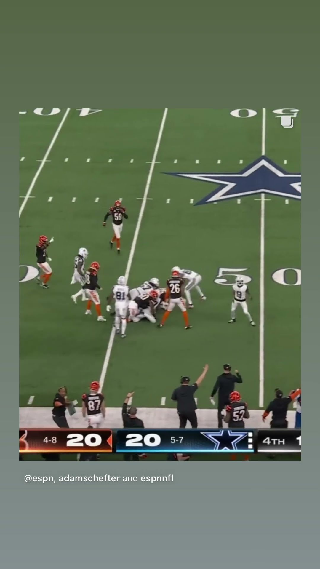That’s blocked #hoodnews #cowboys #bengals #how #wow #omg
