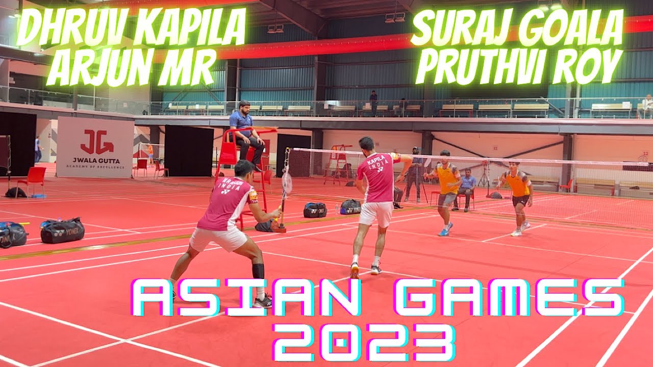 PRUTHVI ROY/SURAJ GOALA vs DHRUV KAPILA/ARJUN MR || 2nd Set Men Doubles ...
