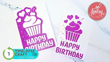 First Paper Project with Silhouette CAMEO ⏰ (Timelapse with Tutorial)