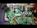 How To Install STR Power Supply Module in LED/LCD Tv. 5 Wire Power Supply