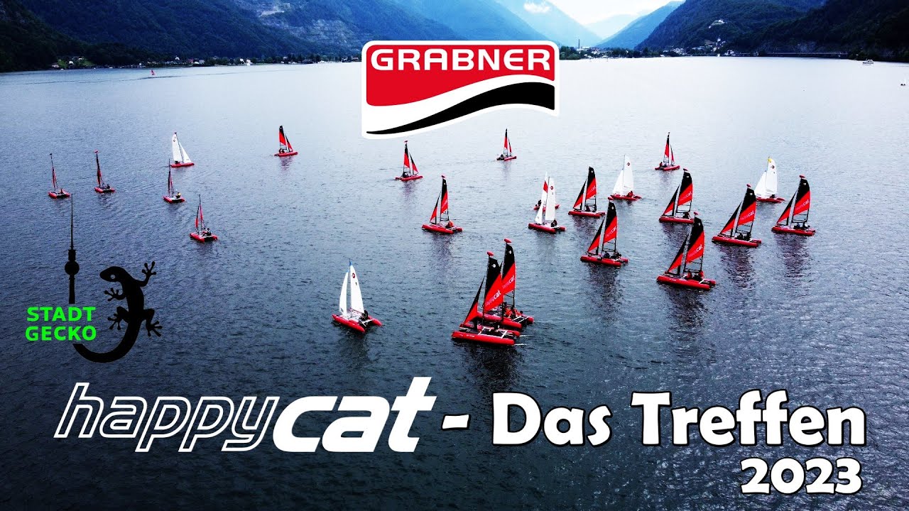 GRABNER Happy Cat Treffen 2023 am Traunsee | Kenterübung | Regatta | STADTGECKO.de 🦎