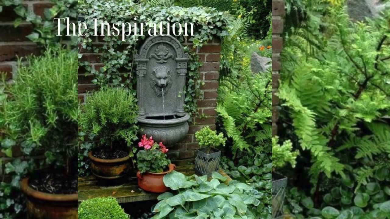 Lion Head Garden Fountain with LED Lights | Antique Wall Fountain