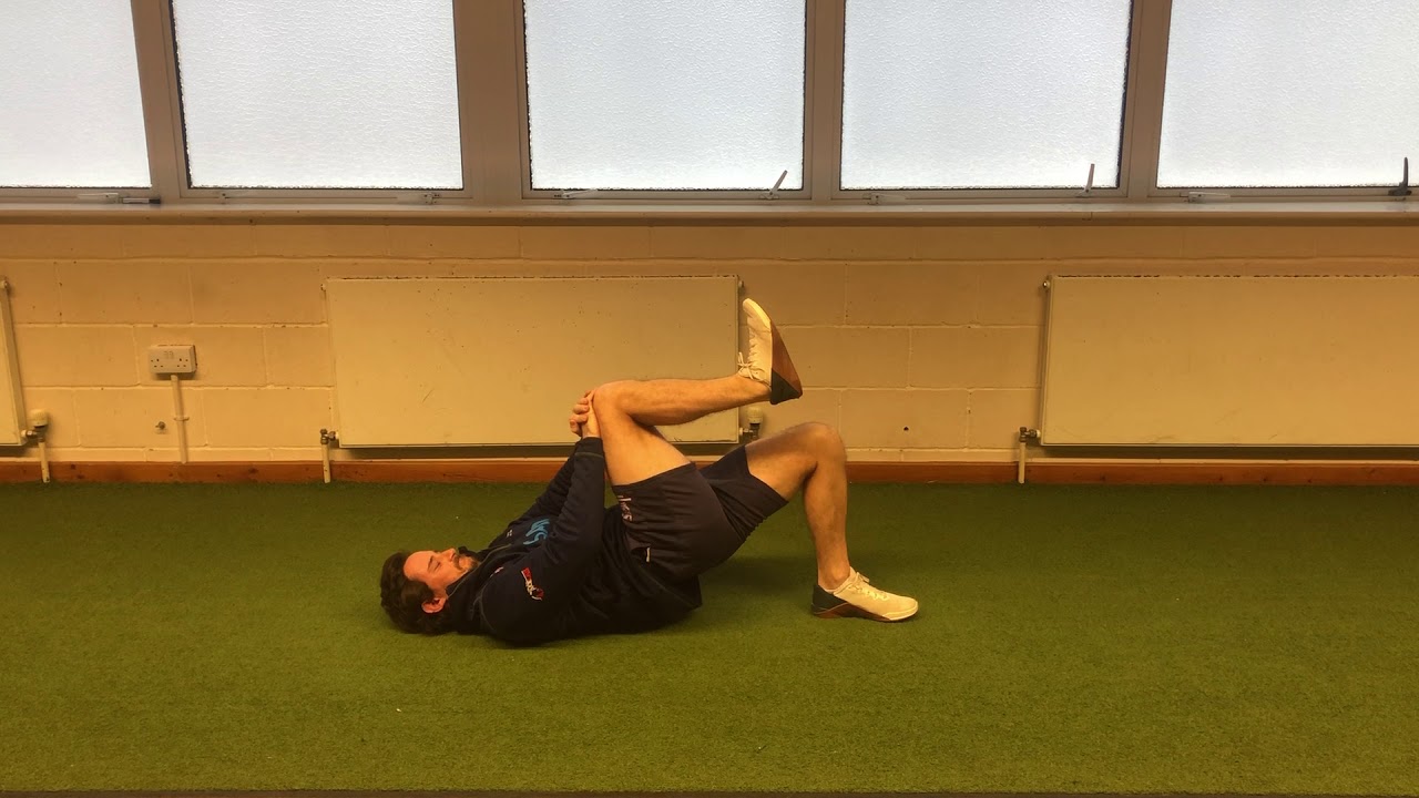 Contralateral Hip and glute ISO - YouTube