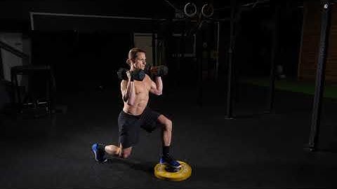 DB Front Rack Front Foot Elevated Split Squats