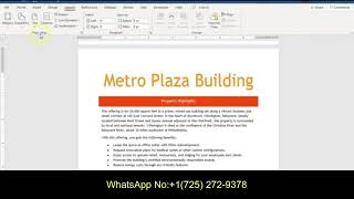 New Perspectives Word 365/2021 | Module 4: SAM Project 1a Pierce Property Development