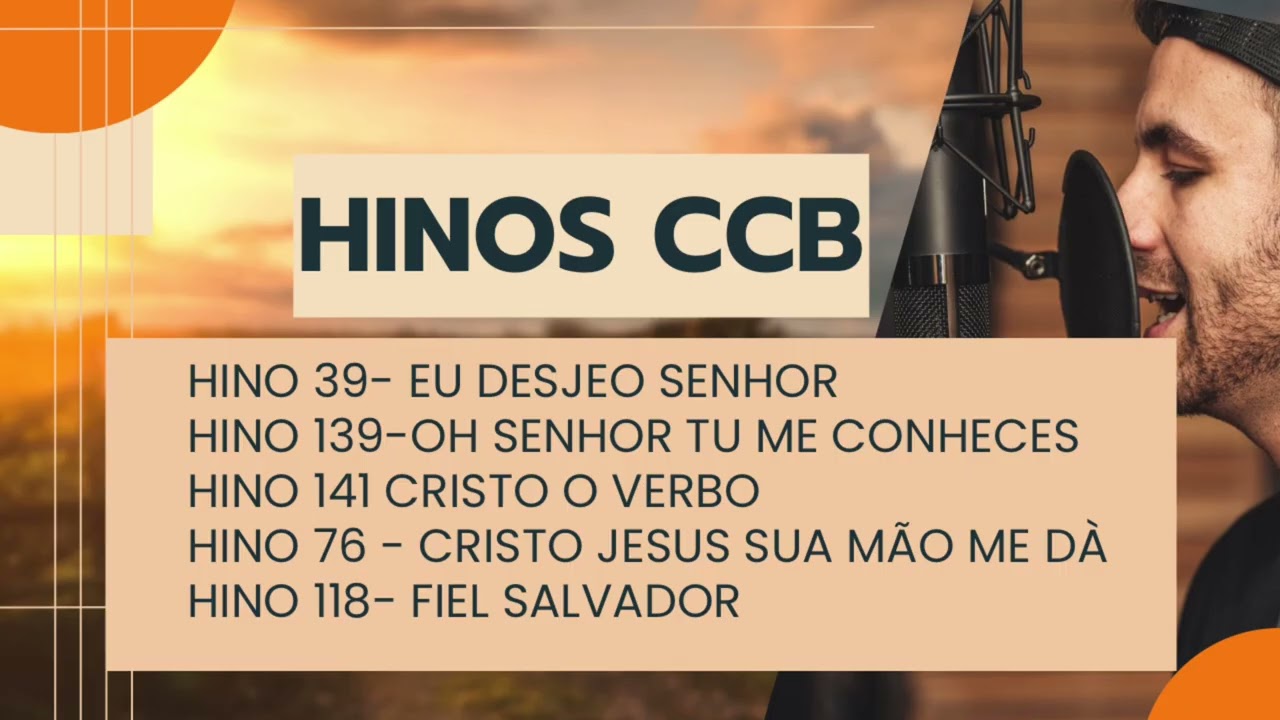 HINOS PARA ACALMAR A MENTE!  CCB  desfrute da paz que Deus nos oferece! 