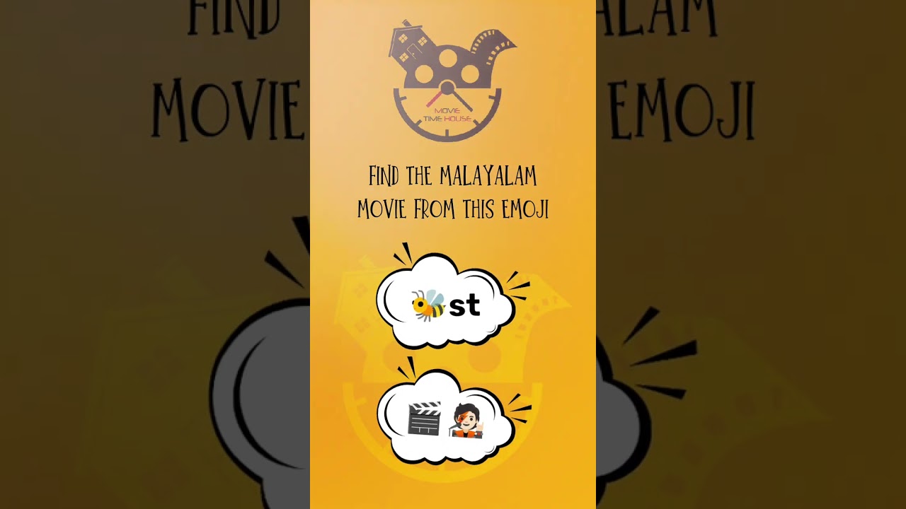 Guess the Malayalam Movie from Emojis! 😍 | Malayalam Emoji Quiz Challenge 🎬🔥