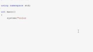 C++ Console Color Tutorial