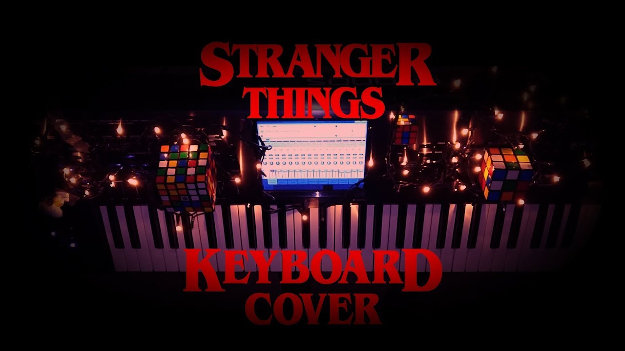 Stranger Things Theme Keyboard Cover - YouTube