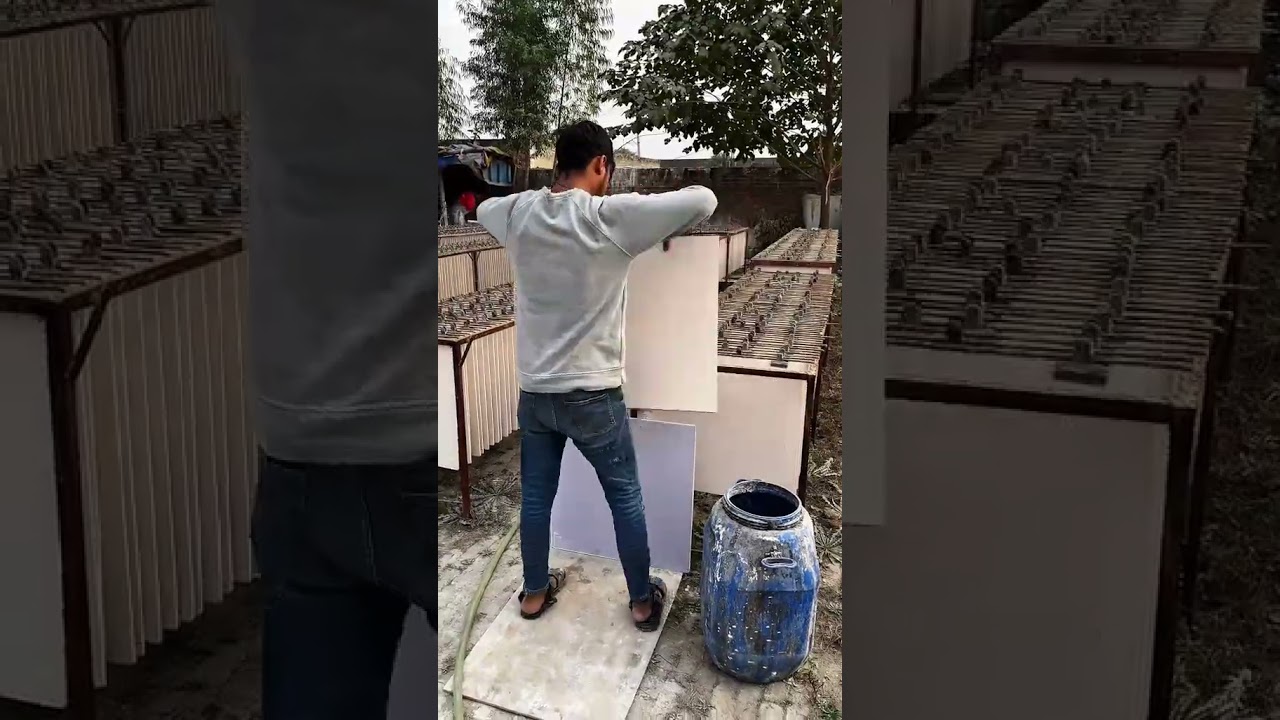 Amazing Process of Making Egyptian Ceiling Tiles | Satisfying Factory Work  