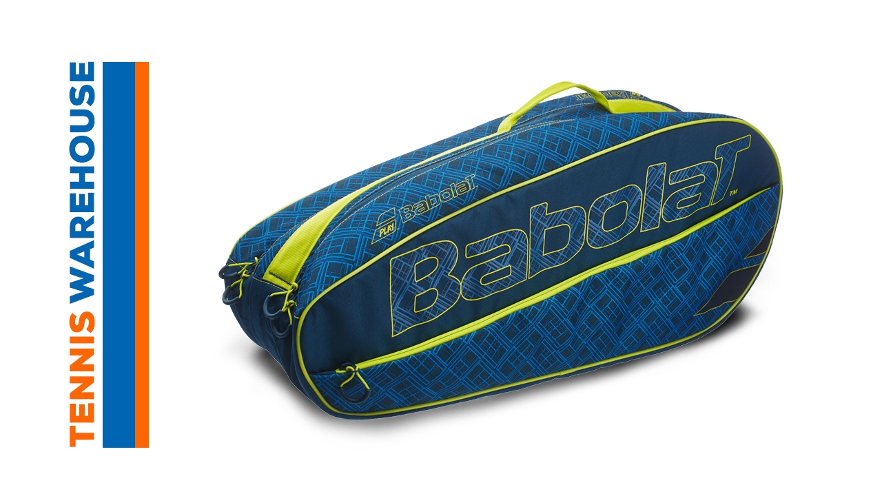 2 Colours Available Babolat Club Line Classic 6 Racket Bag 