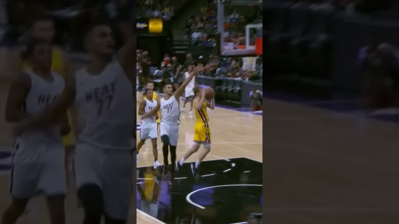Mac McClung @macmcclung37 with the swipe & finish in his Lakers #NBAsummer debut! #NBA #Basketball #