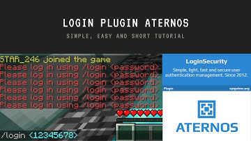 How to add login plugin in Aternos (English)
