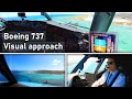 Boeing 737NG - Visual approach in Montego Bay, Jamaica (USA Mission part 2)