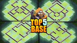 TOP 5 BEST Builder Hall lv.5 Base Layouts   Link! | [BH 5 bases 2023]
