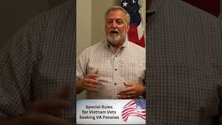 Special Rules for Vietnam Vets Seeking VA Pension #vabenefits #veterans