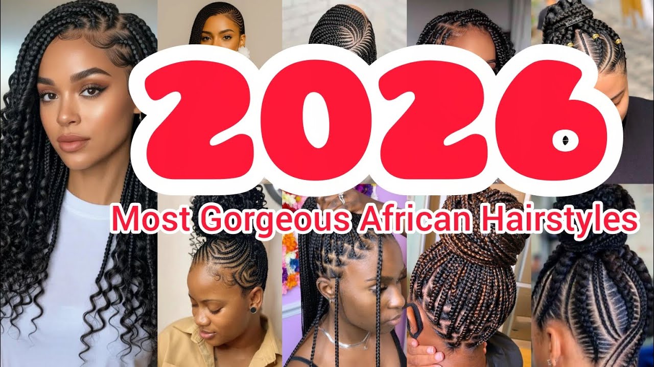 African Hairstyles アフリカンヘアースタイルズ 2026 African braids hairstyles for black women | Braids Hairstyles